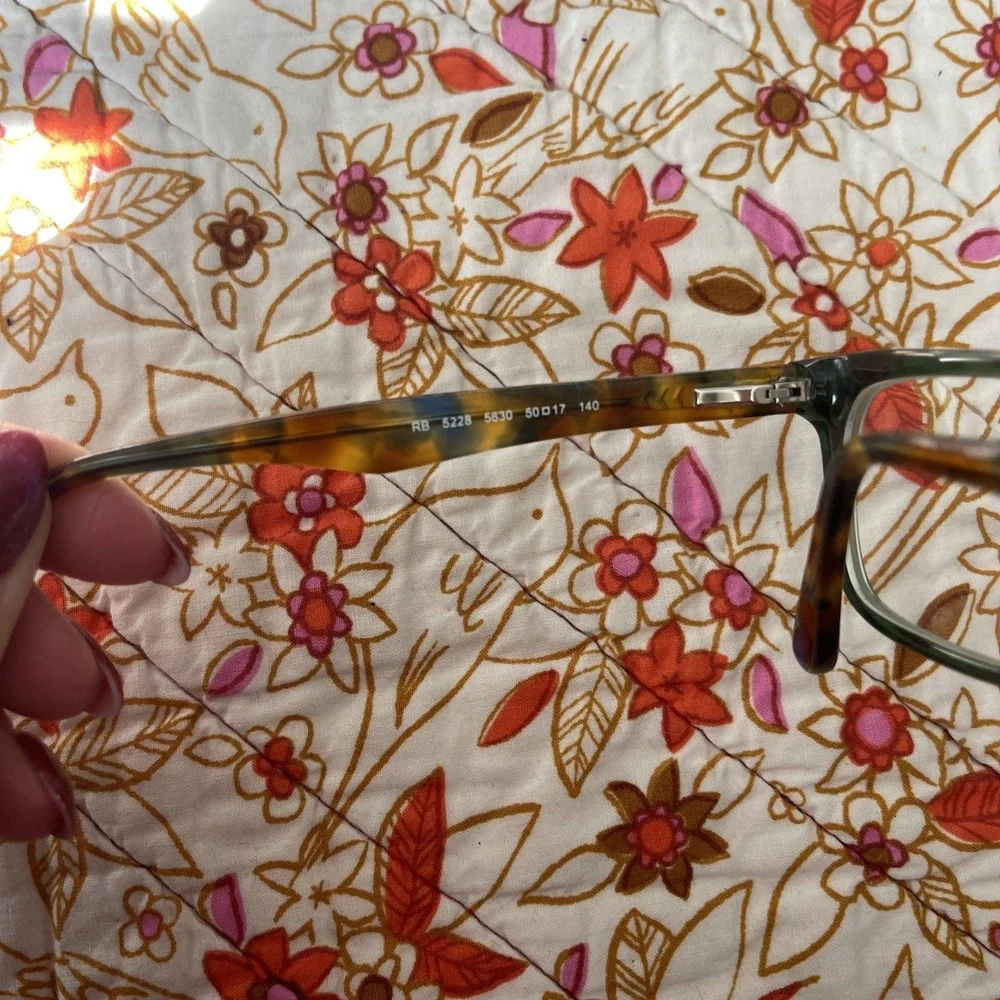 Ray Ban RB5228 5630 Eyeglasses 50-17-140 Polished Green FRAMES ONLY